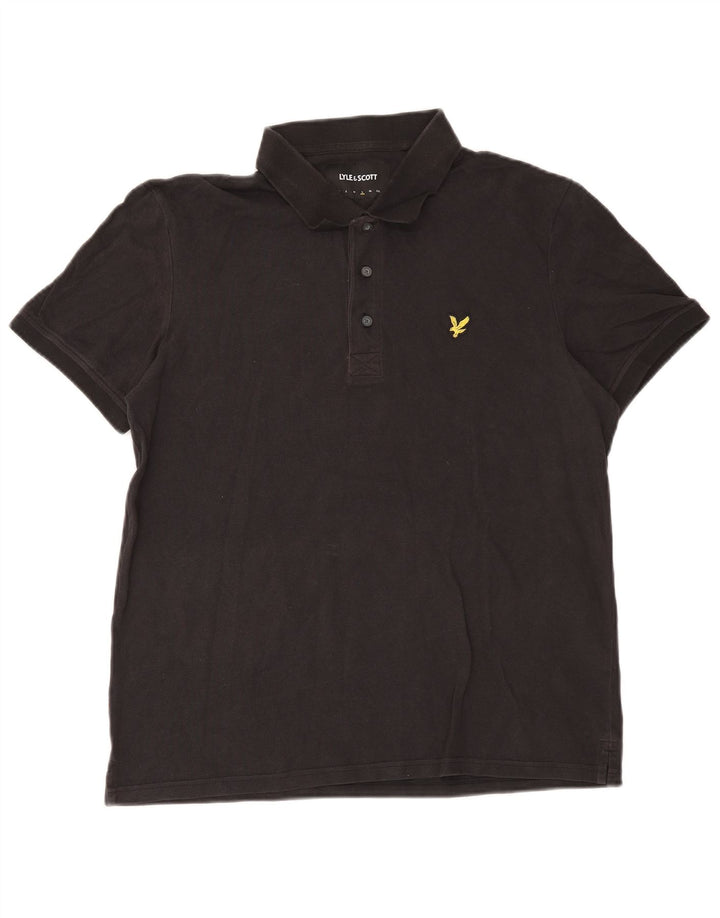 Lyle & Scott Polo Homme Grand Noir Coton