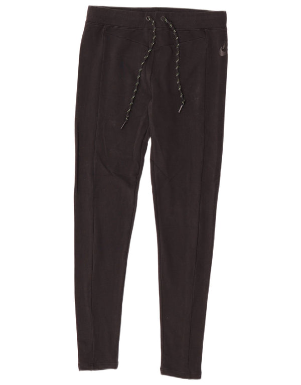 Nike Leggings Femme UK 10 Petit Noir Coton