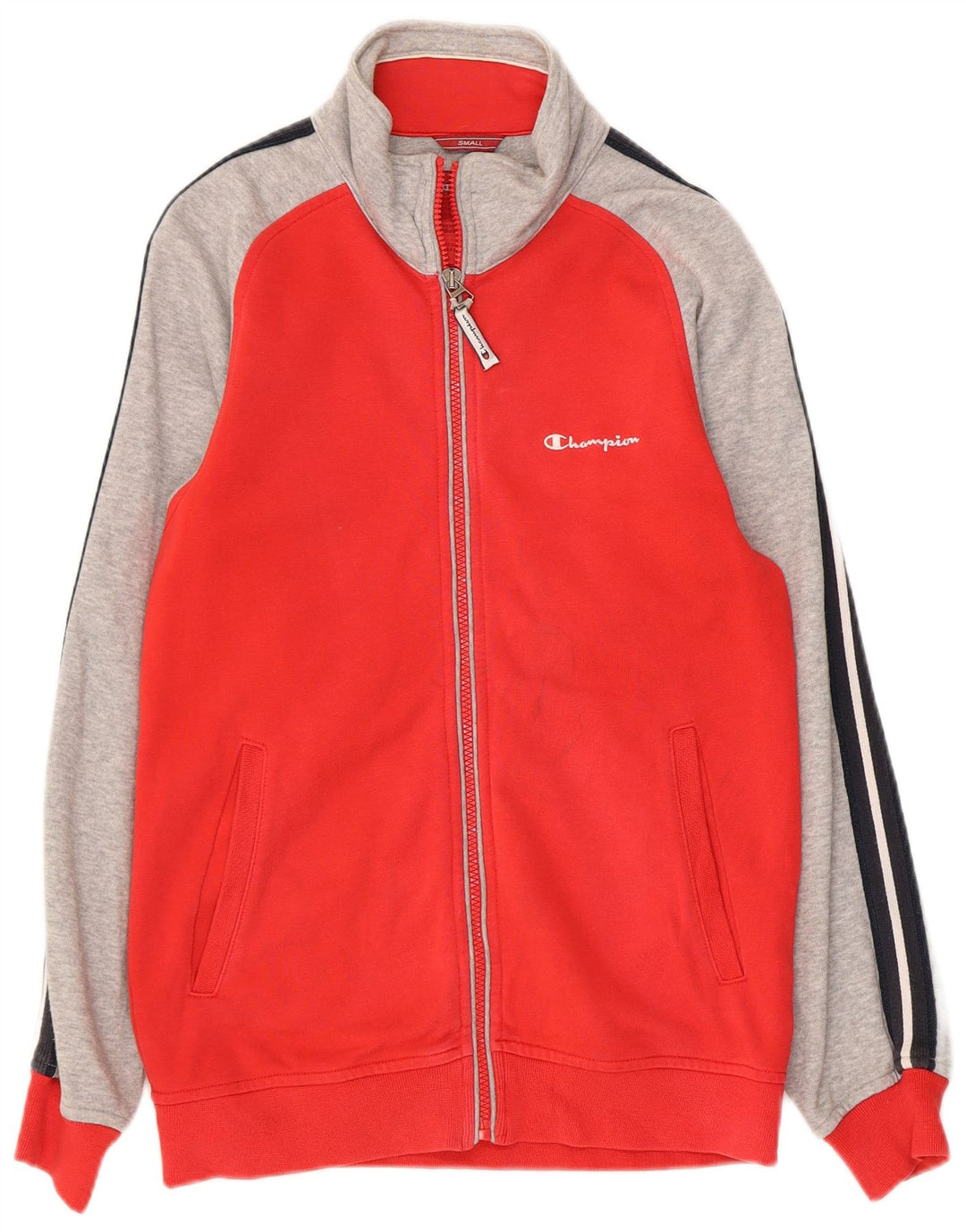 CHAMPION Veste de Survêtement Homme Petit Rouge Colorblock Coton