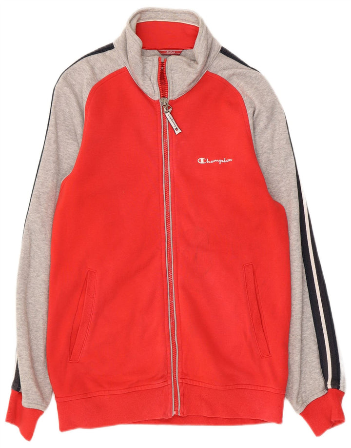 CHAMPION Veste de Survêtement Homme Petit Rouge Colorblock Coton