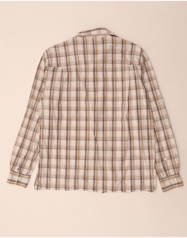 Wrangler Chemise Homme Grand Carreau Blanc Coton