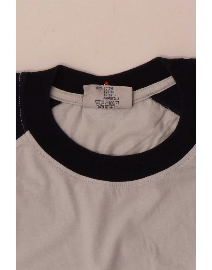 Fila T-Shirt Homme Haut Large Gris Colorblock Coton