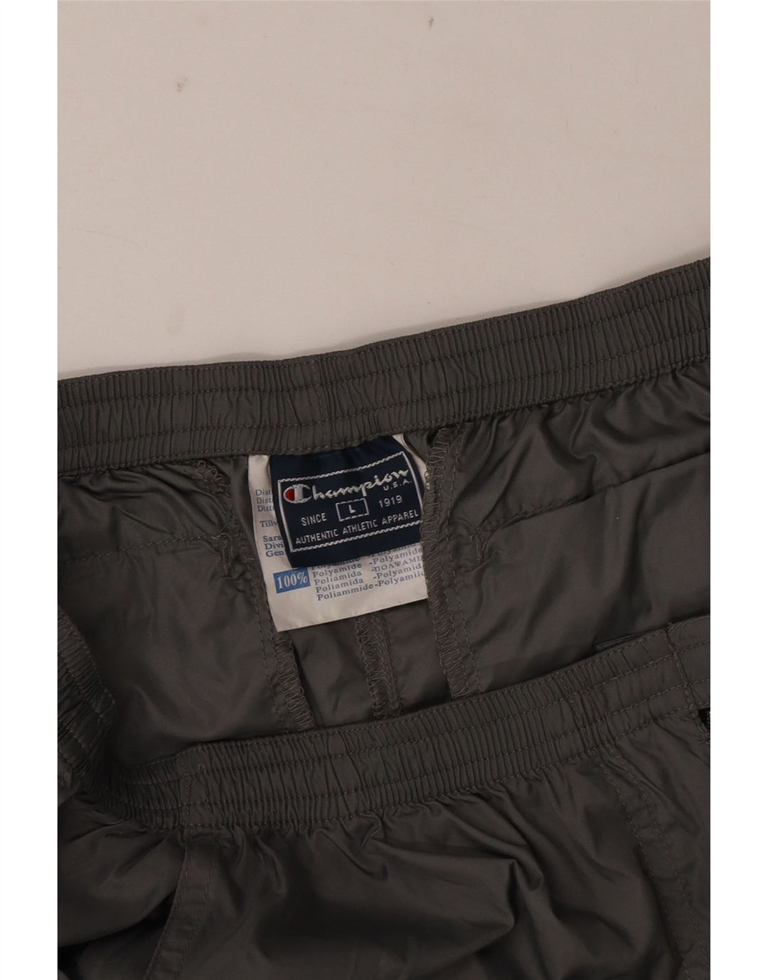 Champion Pantalon Cargo Droit Femme Large W32 L30 Gris Polyamide