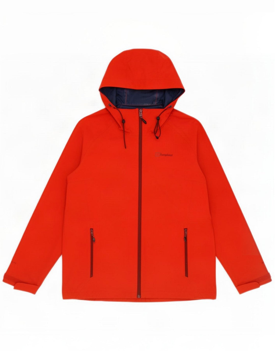 Berghaus Veste de pluie à capuche pour femme UK 12 Medium Rouge Polyamide