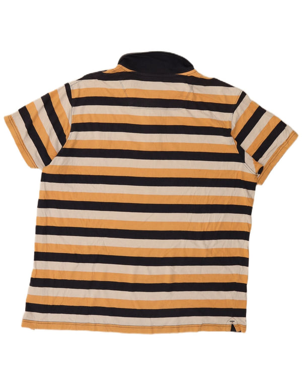 Timberland Hommes Earthkeepers Polo Coupe Régulière 2XL Jaune Rayé