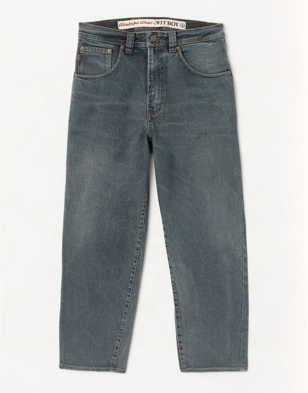 Wit Boy Jean fuselé taille haute pour homme W31 L29 Bleu