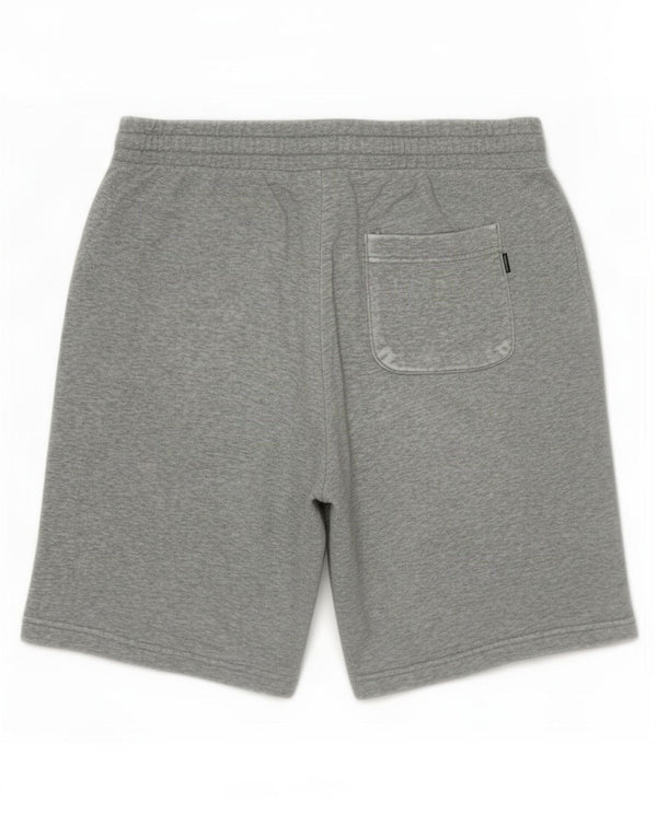 Converse Short de Sport Homme Gris Moyen Moucheté Coton