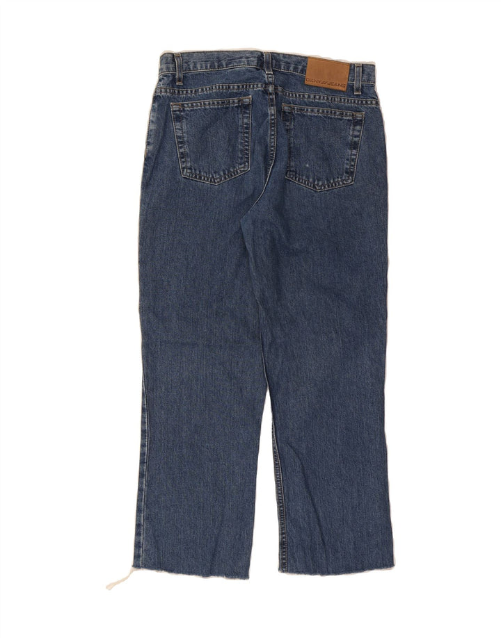 DKNY Womens Crop Straight Jeans US 6 Medium W30 L25 Blue Cotton Vintage Dkny and Second-Hand Dkny from Messina Hembry 