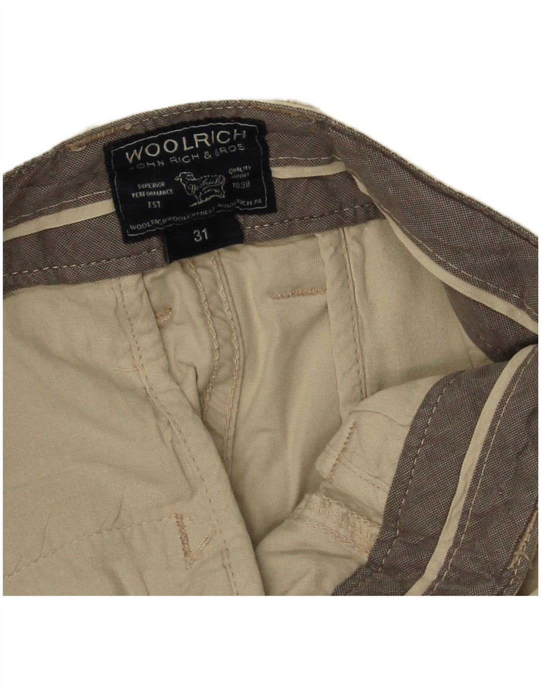 Woolrich Pantalon Chino Slim Homme W31 L27 Beige