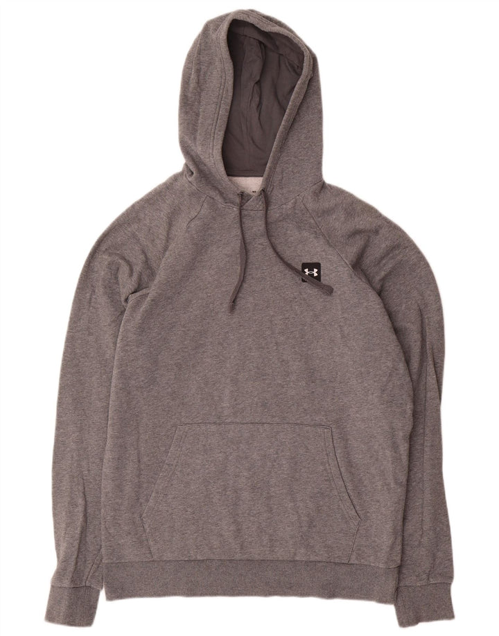 Under Armour Pull à Capuche Cold Gear Homme Gris Moyen Coton