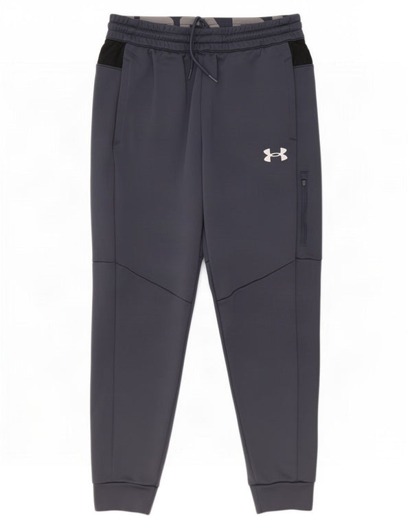 Under Armour Pantalon de Survêtement Joggers Homme Gris Moyen Colourblock