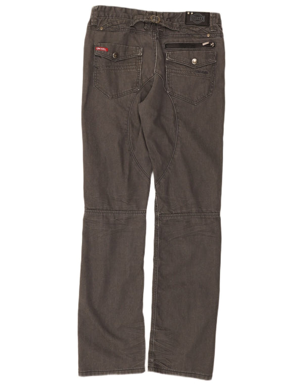 Diesel Pantalon droit décontracté pour garçon 14-15 ans W30 L32 Gris Coton