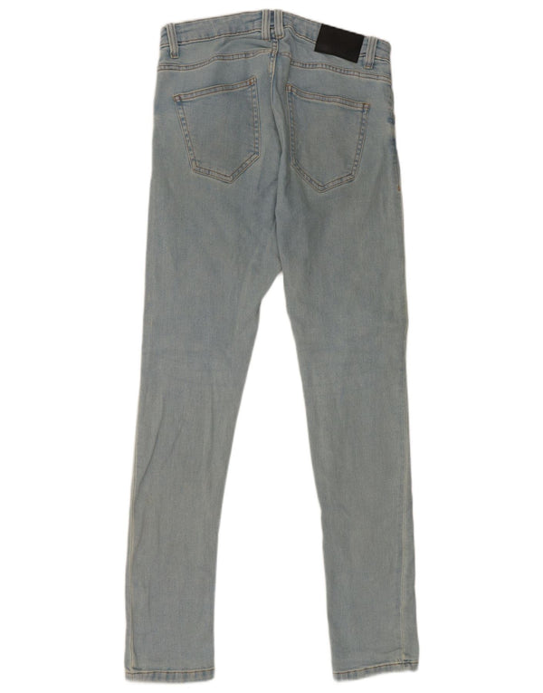 Zara Jean skinny homme EU 38 Small W30 L31 Bleu Coton