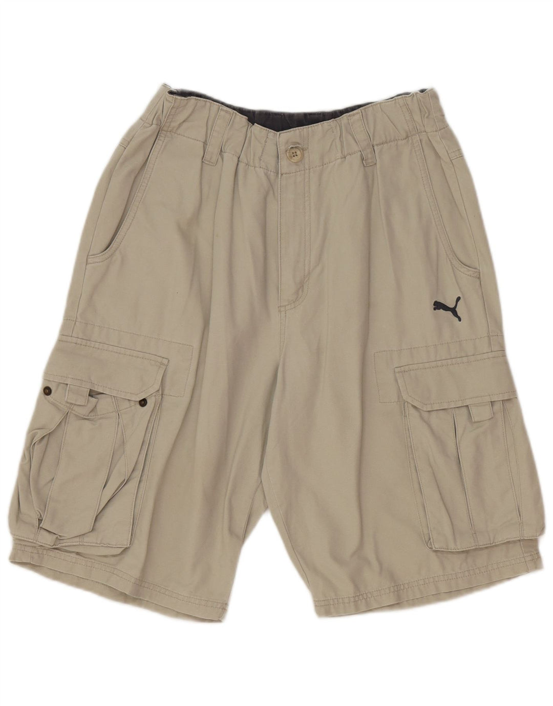 Puma Short Cargo Homme Moyen W32 Gris Coton