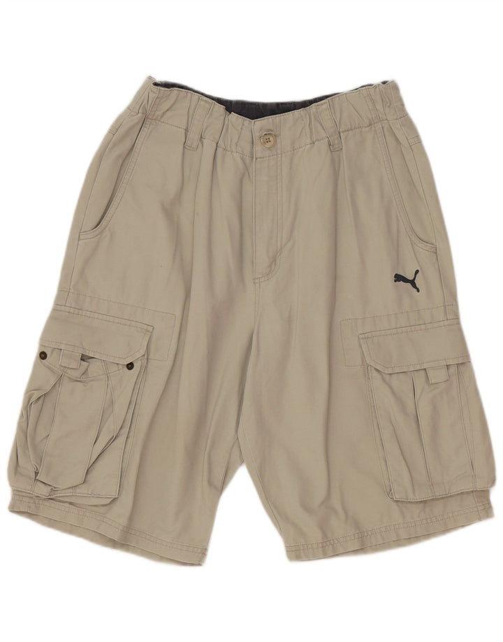 Puma Short Cargo Homme Moyen W32 Gris Coton