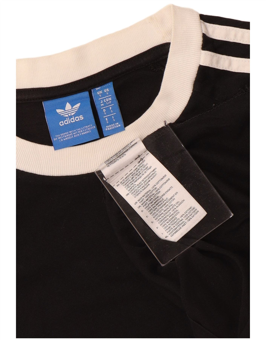 ADIDAS T-Shirt Homme Haut Petit Coton Noir