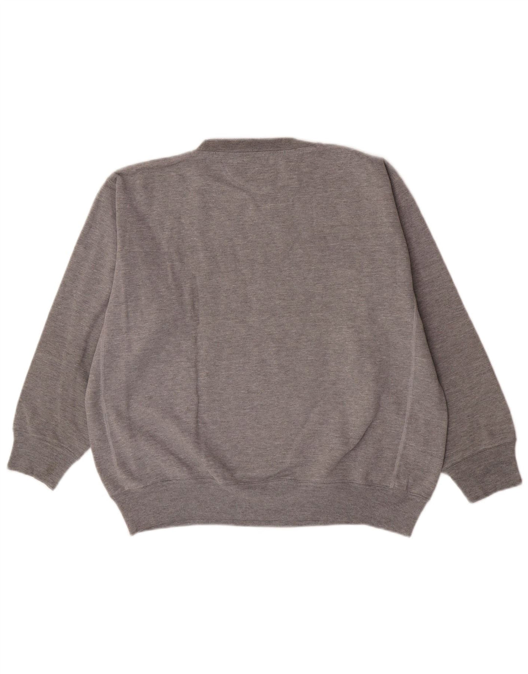 CAT Sweat-Shirt Graphique Coupe Ample Homme Gris Moyen Coton