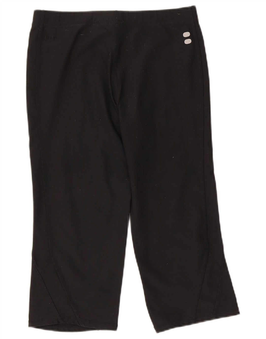 Legging Capri Nike Femme UK 10/12 Noir Moyen Polyester