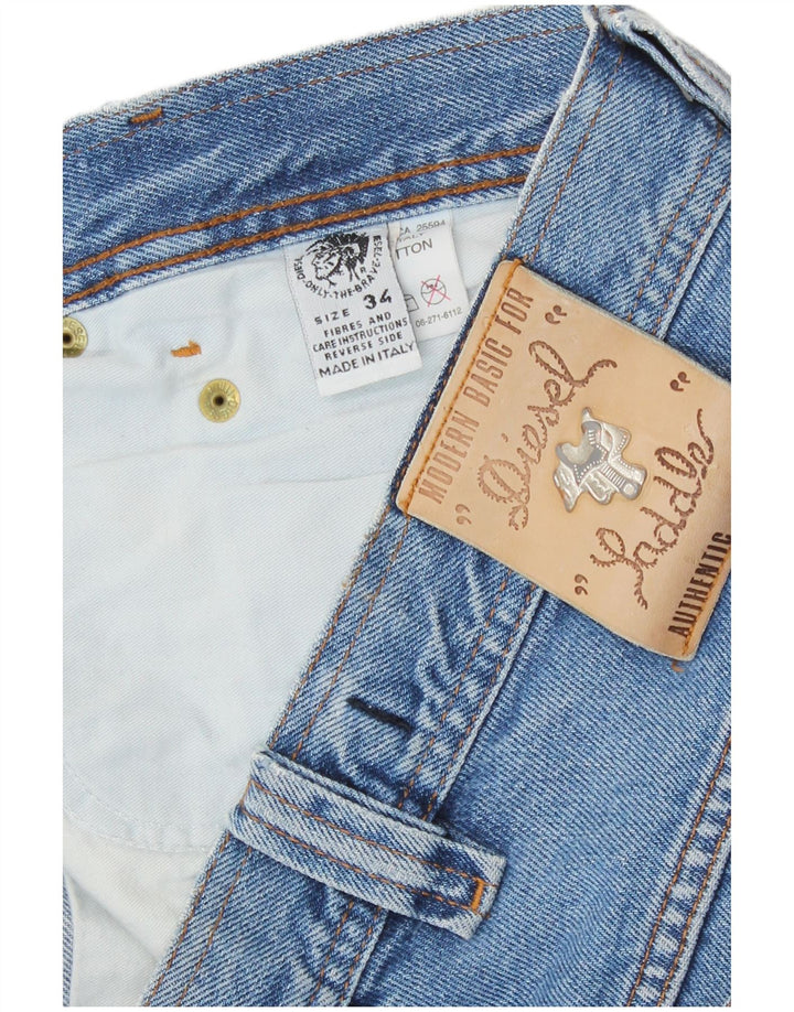 Diesel Jean Droit W34 L32 Homme Bleu
