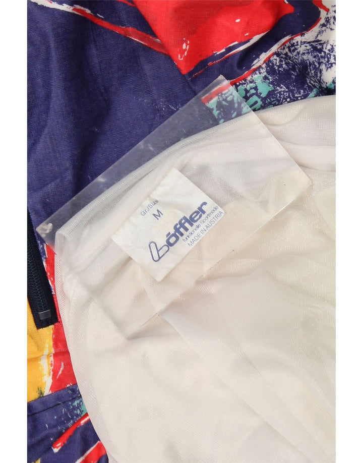 Loffler Veste de pluie à capuche pour homme UK 38 Medium Multicolore Géométrique