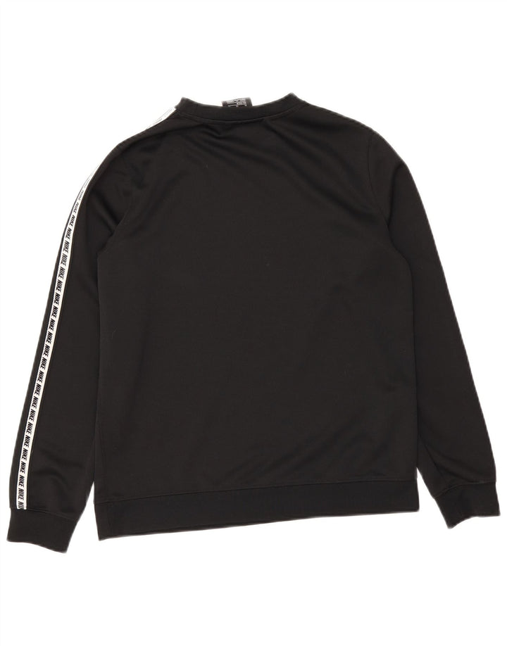 Nike Garçon Graphic Sweatshirt Jumper 13-14 ans XL Noir Polyester