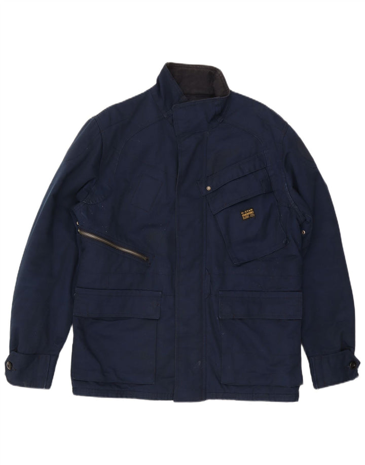 G-Star Veste Utility Homme UK 44 2XL Bleu Marine Nylon