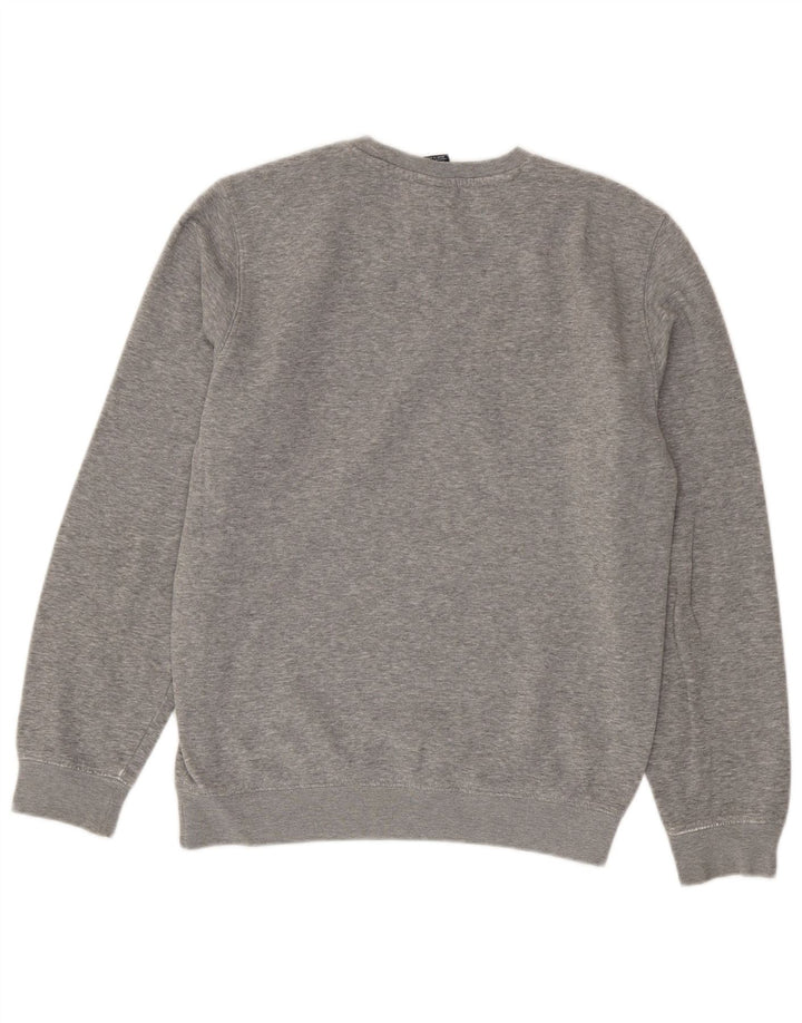 Champion Sweat-Shirt Homme Gris Moyen Moucheté Coton