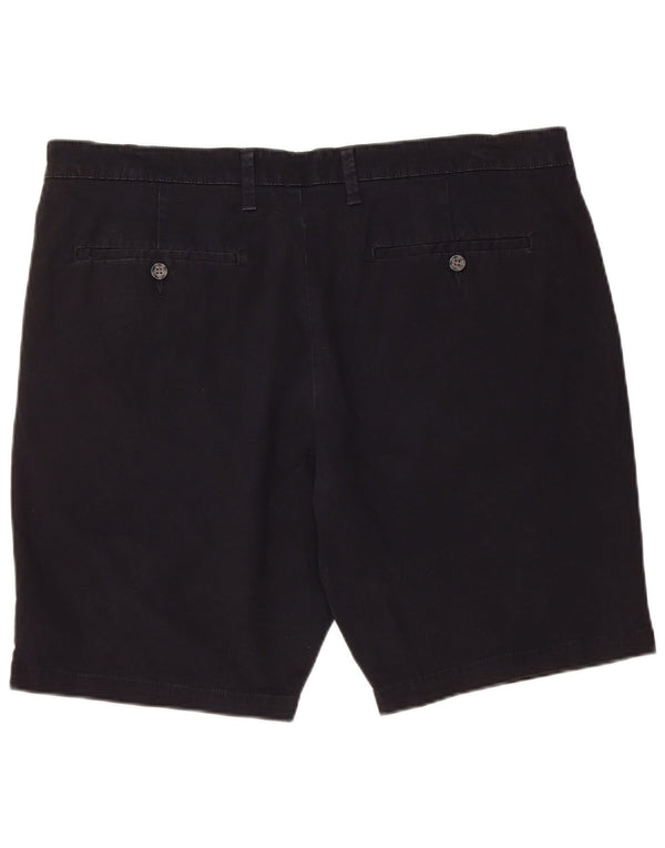 Marks & Spencer Short Chino Homme W38 XL Bleu Marine Coton