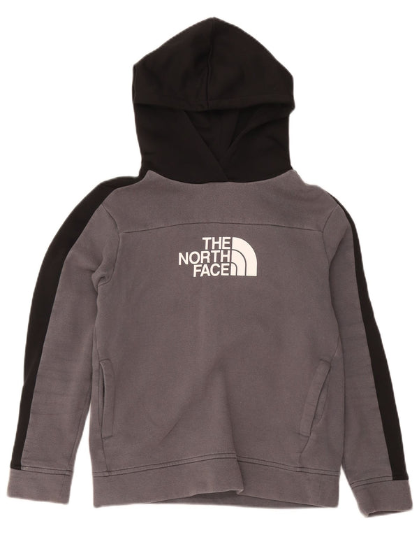The North Face Pull à capuche pour garçon 11-12 ans Large Gris Colorblock