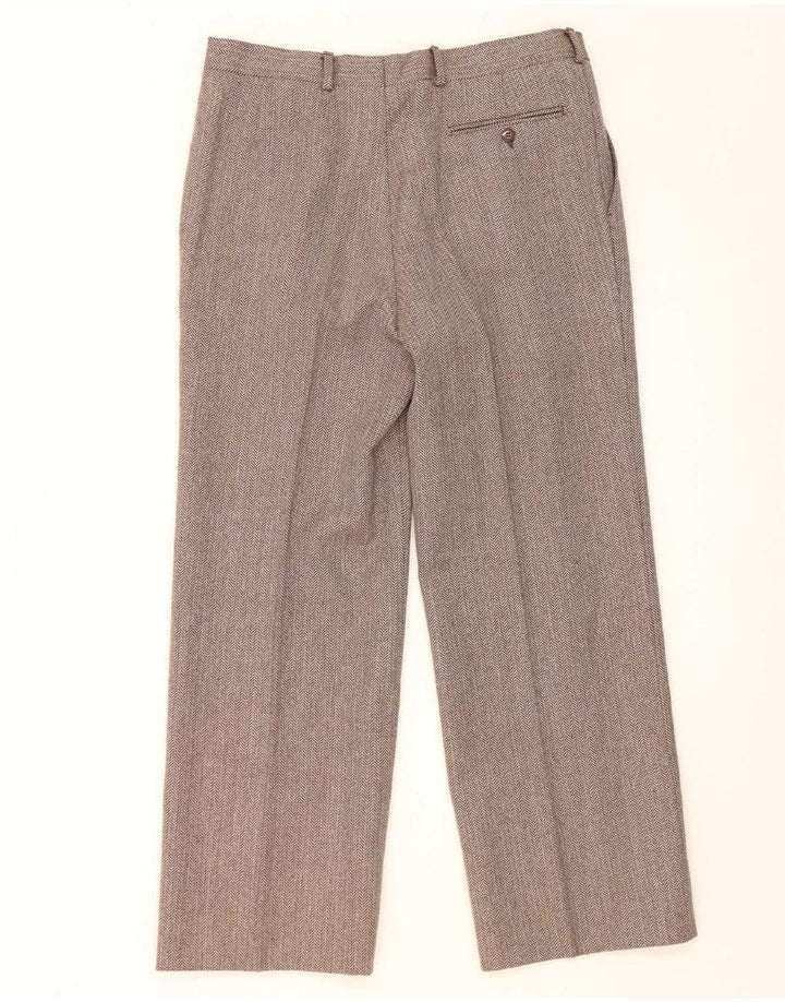 Cantarelli Ensemble 2 pièces pour homme IT 50 Large W31 L27 Marron à chevrons