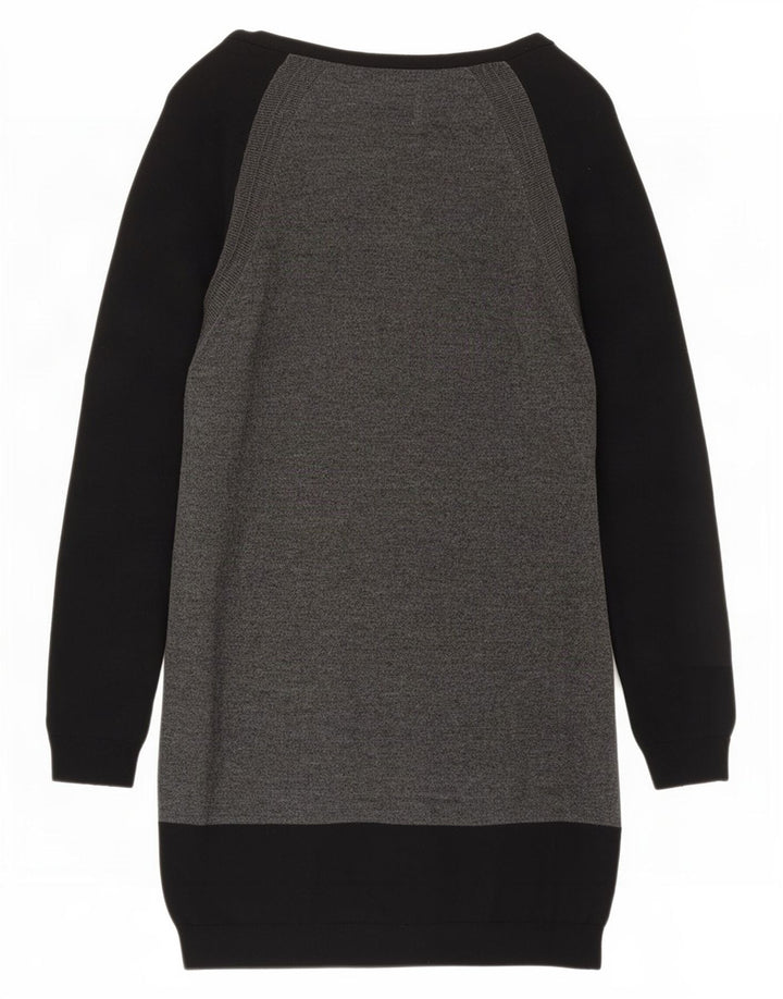Marks & Spencer Pull cardigan long pour femme UK 12 Noir moyen