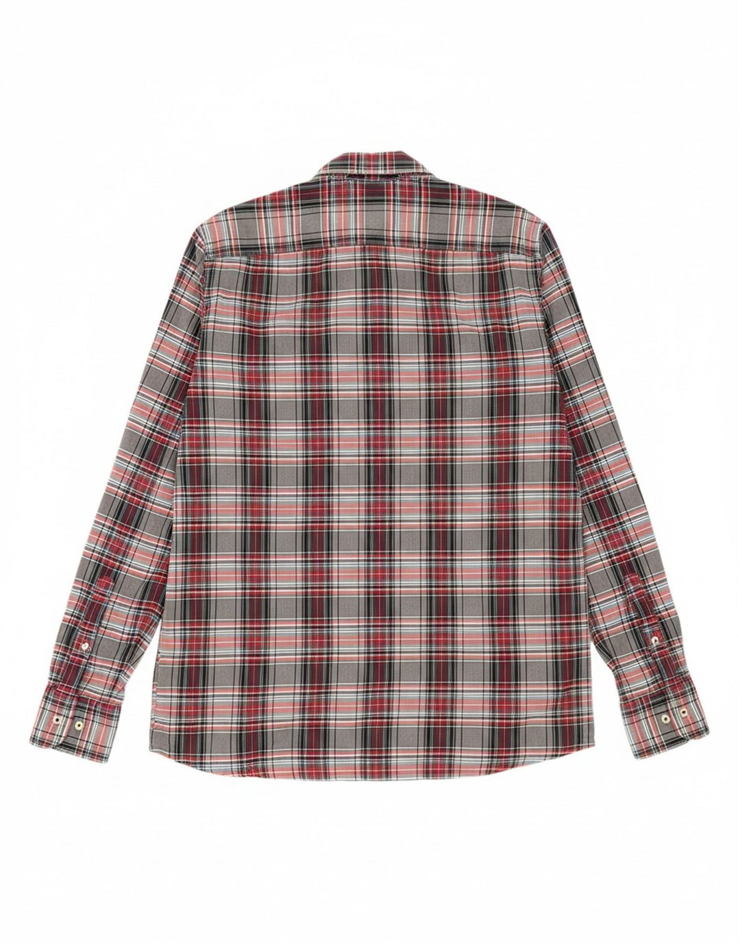 TOMMY HILFIGER Mens Regular Fit Shirt Large Multicoloured Check Cotton