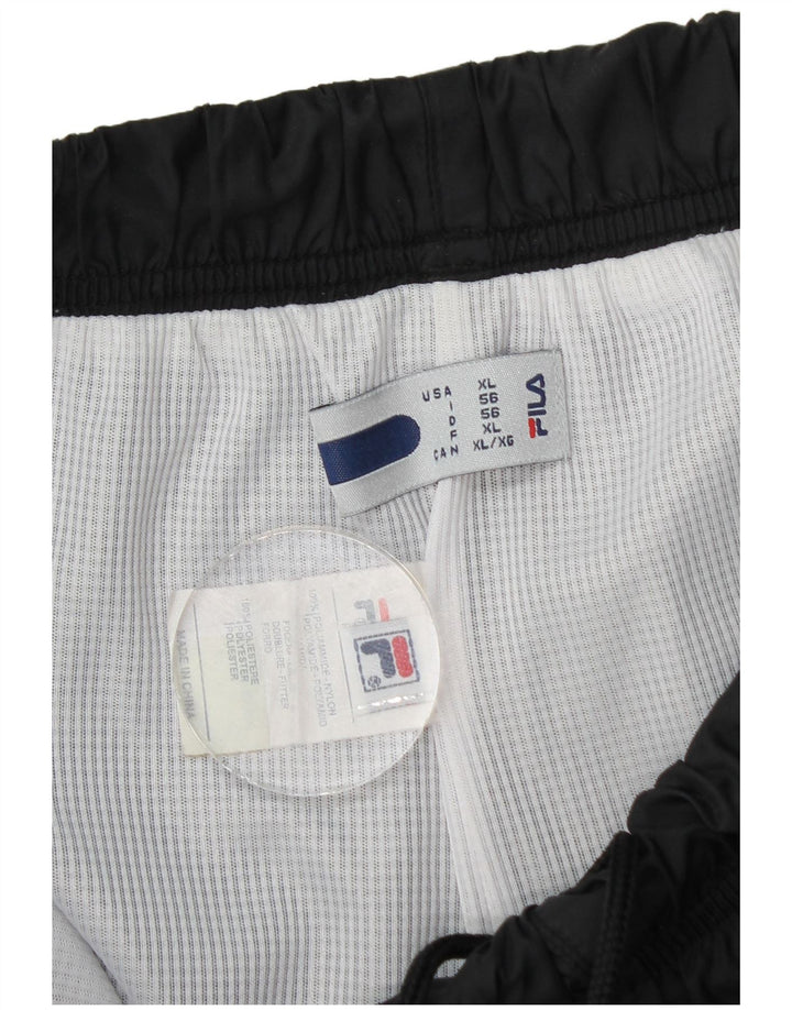 Fila Pantalon De Survêtement Joggers XL Noir Polyamide Homme