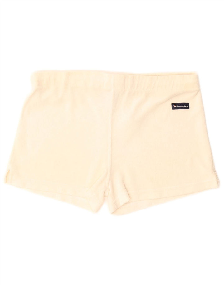 Champion Short de sport pour femme UK 14 Large Beige Polyester