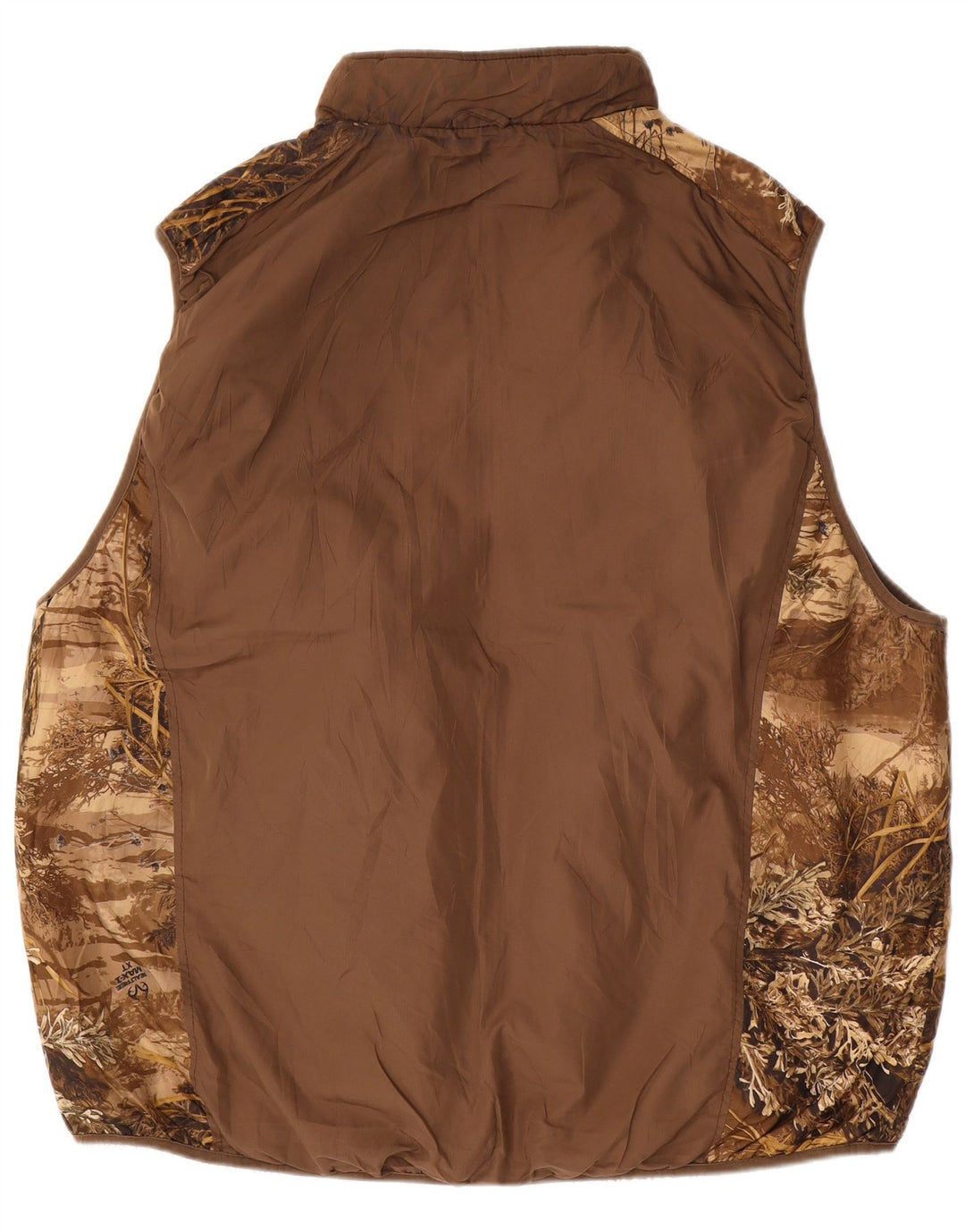 REALTREE Gilet Réversible Homme IT 54/56 3XL Marron Camouflage Polyester