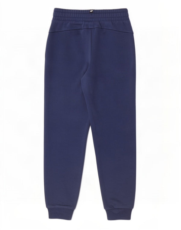 Puma Pantalon de Survêtement Garçon 11-12 ans Bleu Marine Coton