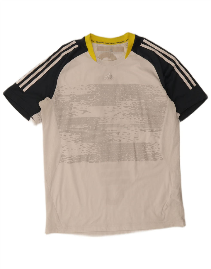 Adidas T-Shirt Climacool Graphic Homme Blanc Moyen Colorblock