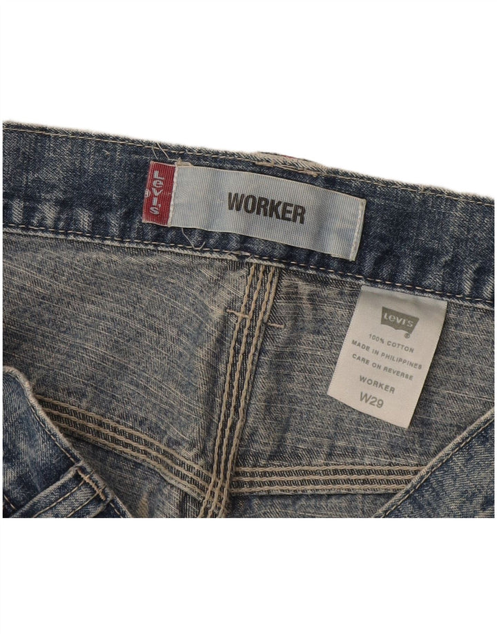Levi's Short Workwear Denim W29 Homme Bleu Moyen Coton