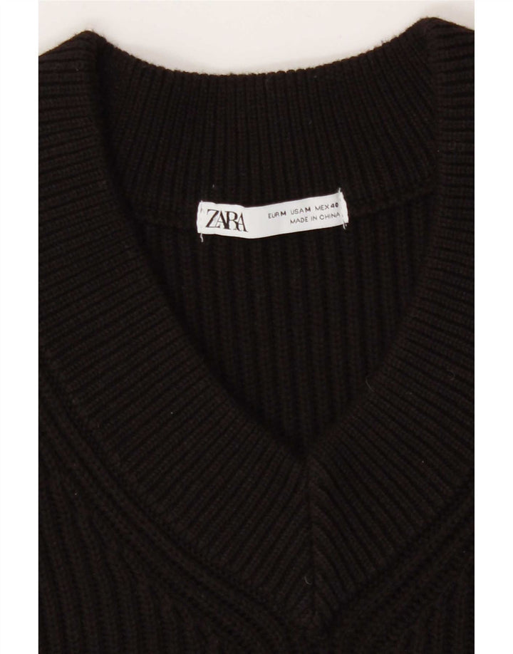 Zara Débardeur Vest Homme Noir Moyen