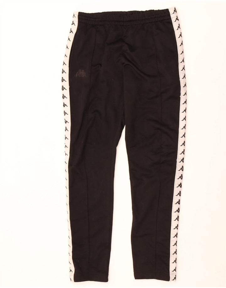 Kappa Pantalon de Survêtement Graphique Homme Noir Medium Colourblock