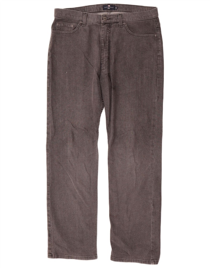 Marks & Spencer Jean Droit Bleu Harbor Homme W36 L31 Gris Coton
