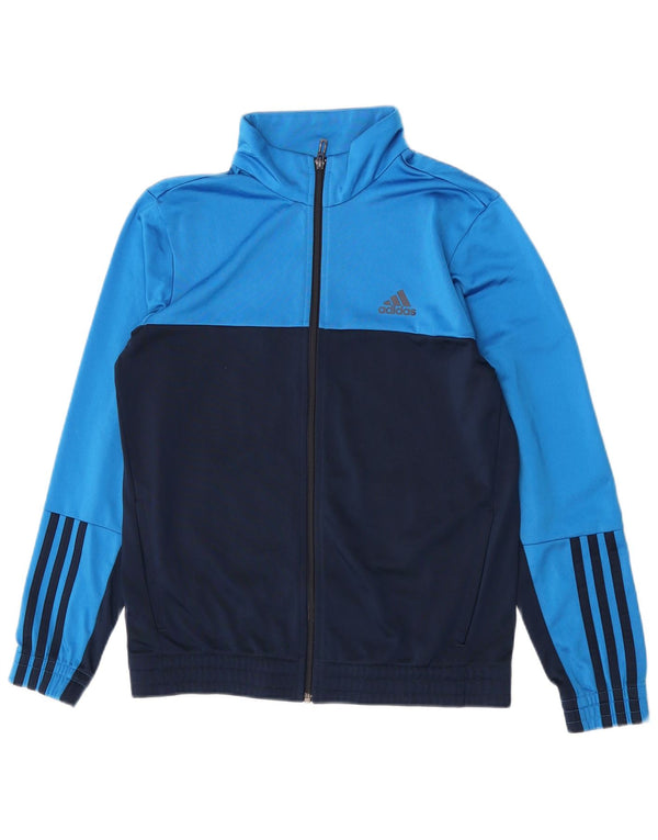Adidas Veste de Survêtement Garçon 13-14 Ans Bleu Colorblock