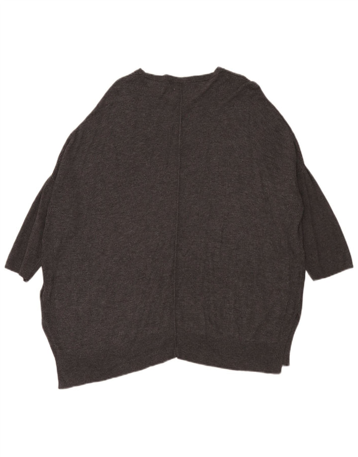 Marks & Spencer Pull à manches 3/4 et col bateau pour femme UK 12 Medium Gre