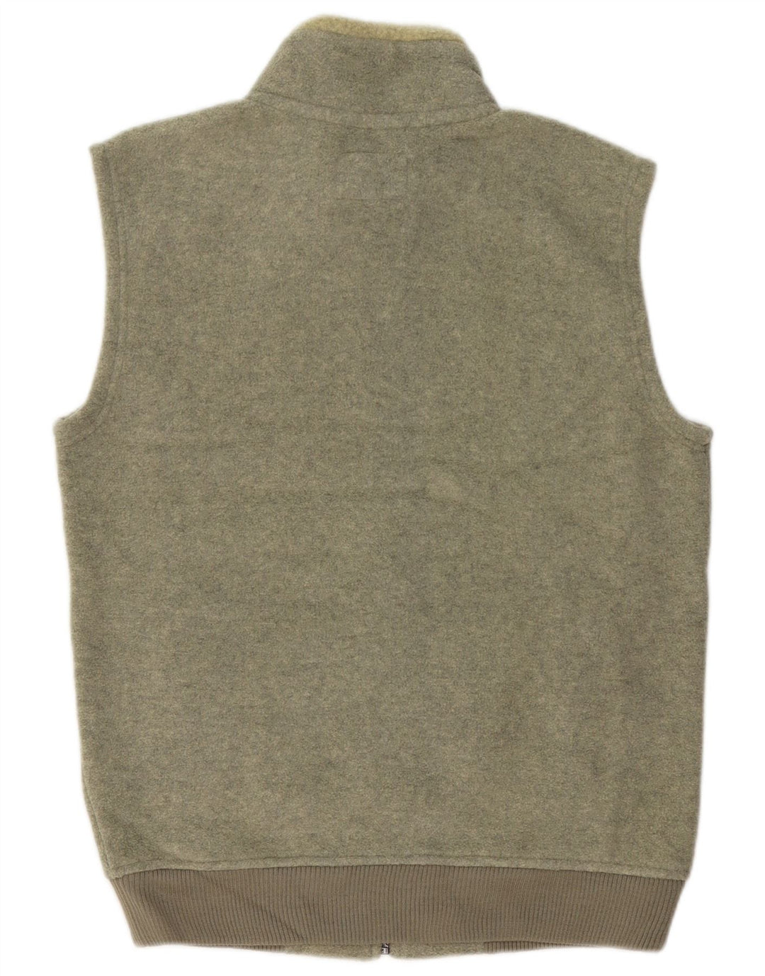 Marks & Spencer Veste de survêtement sans manches pour homme Kaki moyen Polyester