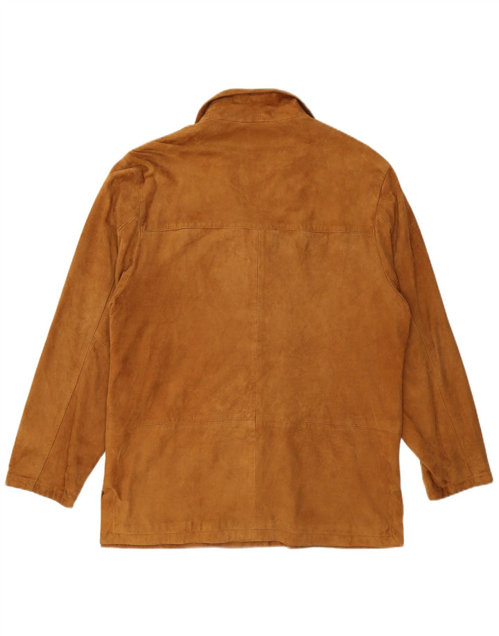 ZARRO Veste en Daim Femme IT 46 Grand Cuir Beige