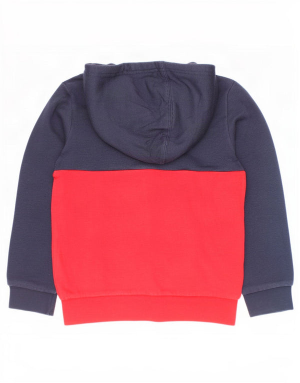 Champion Pull à capuche zippé graphique pour garçon 5-6 ans XS Rouge Colourblock
