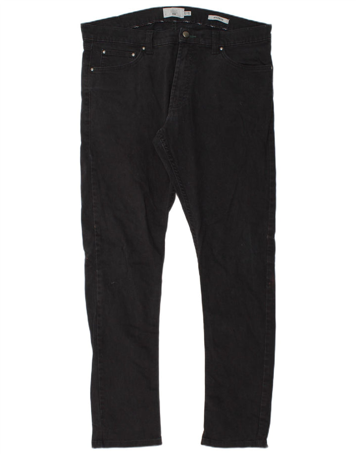 Marks & Spencer Jean Slim Homme W36 L33 Coton Noir