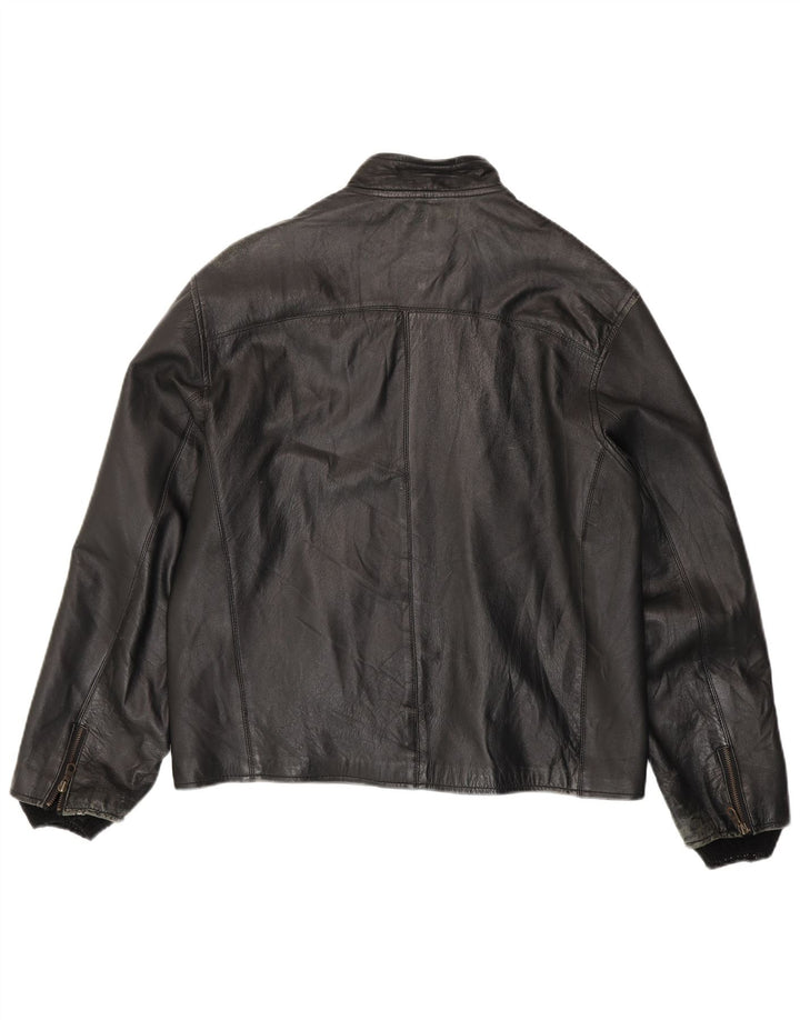 Conbipel Veste en Cuir Homme IT 52 Grand Cuir Noir