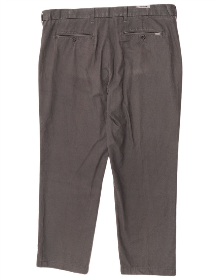 Marks & Spencer Pantalon de costume coupe classique pour homme W42 L29 Gris à fines rayures