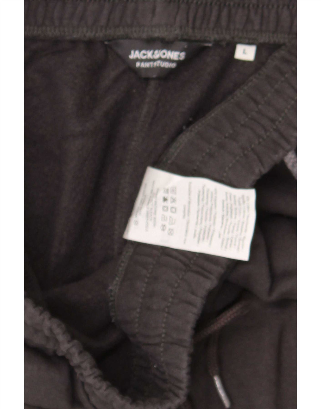 Jack & Jones Short de Sport Homme Grand Noir Coton